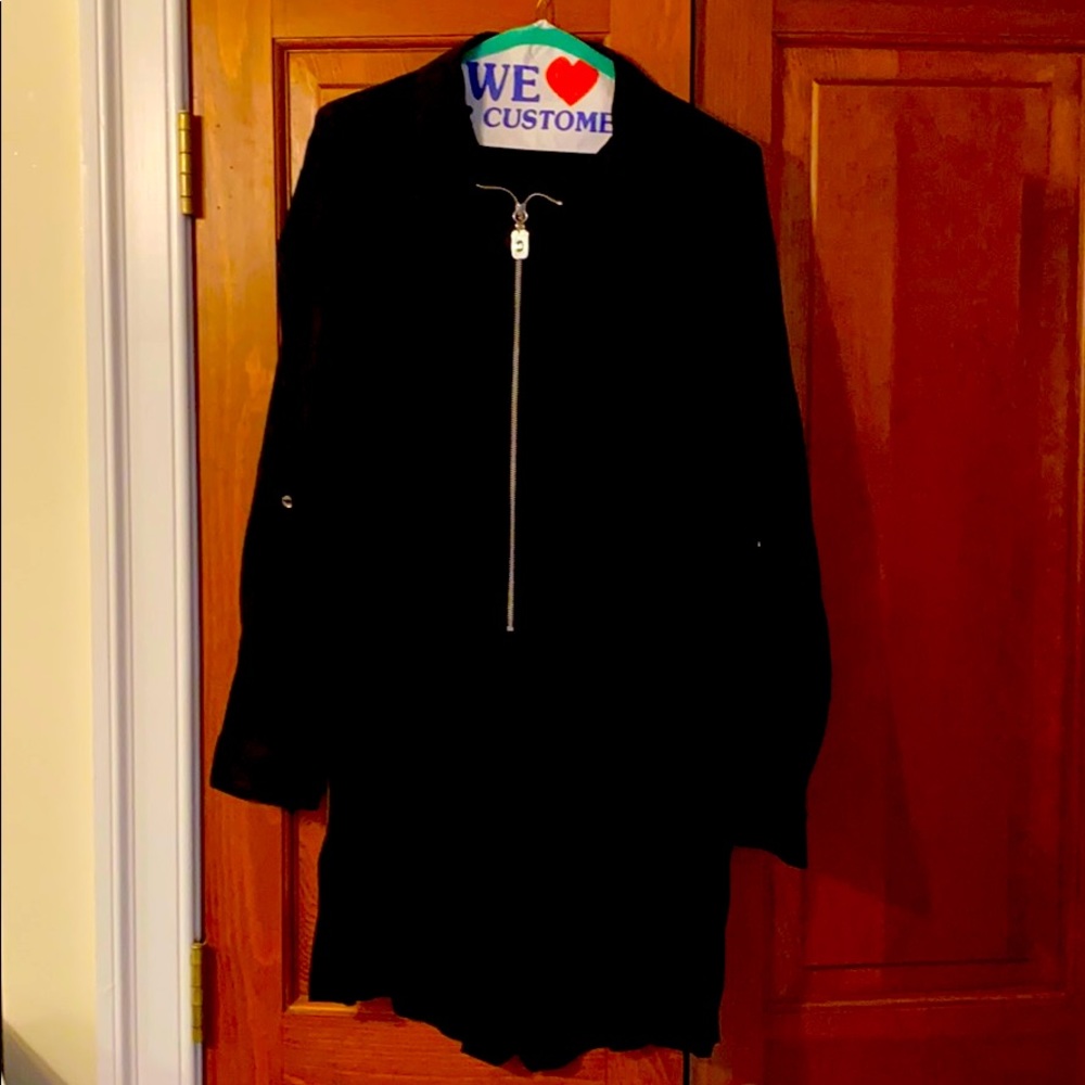 Michael Kors Black long sleeve romper Size 4